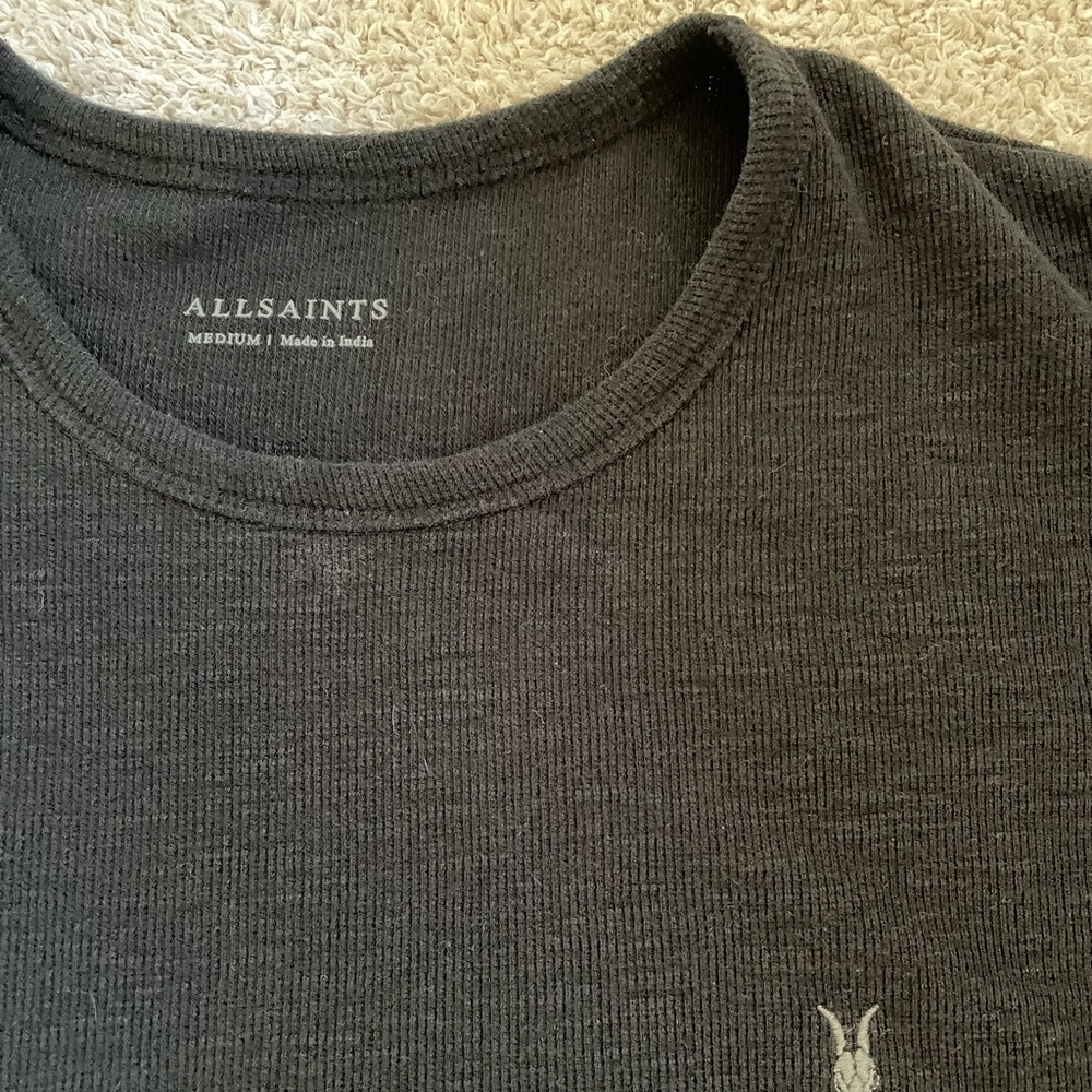 Black All Saints SS tee